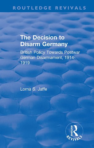Decision to Disarm Germany
