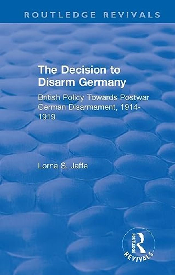 Decision to Disarm Germany