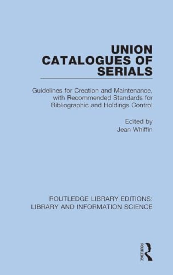 Union Catalogues of Serials