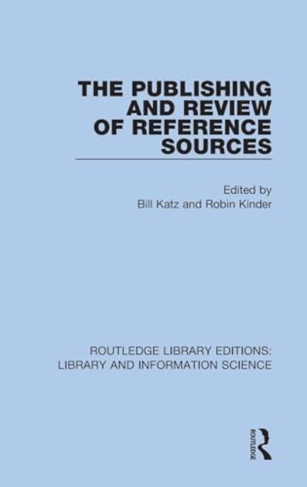 Publishing and Review of Reference Sources