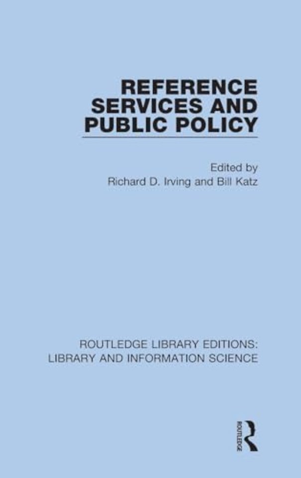 Reference Services and Public Policy