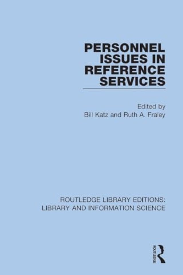 Personnel Issues in Reference Services