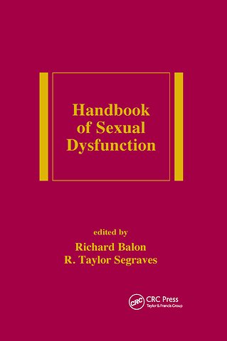 Handbook of Sexual Dysfunction