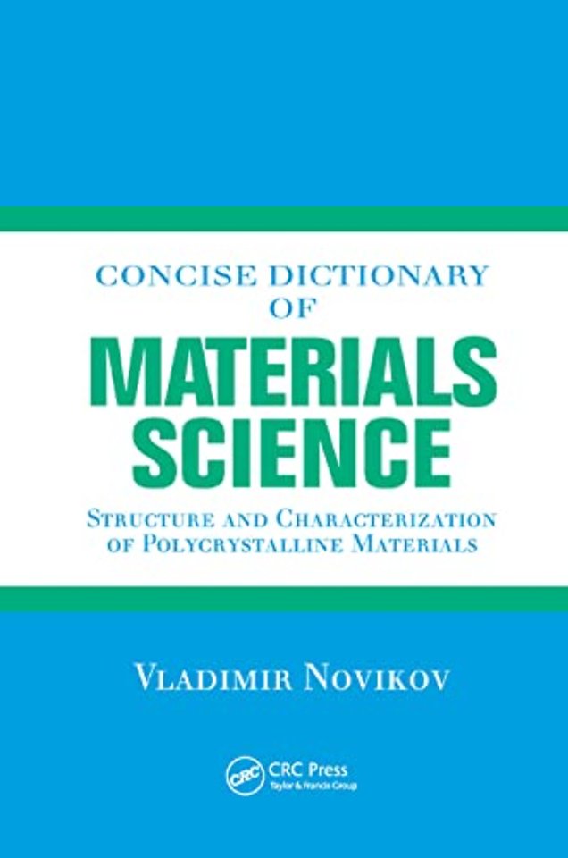 Concise Dictionary of Materials Science