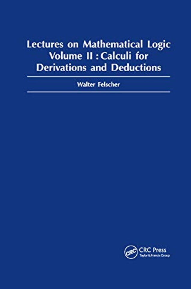 Lectures on Mathematical Logic, Volume II