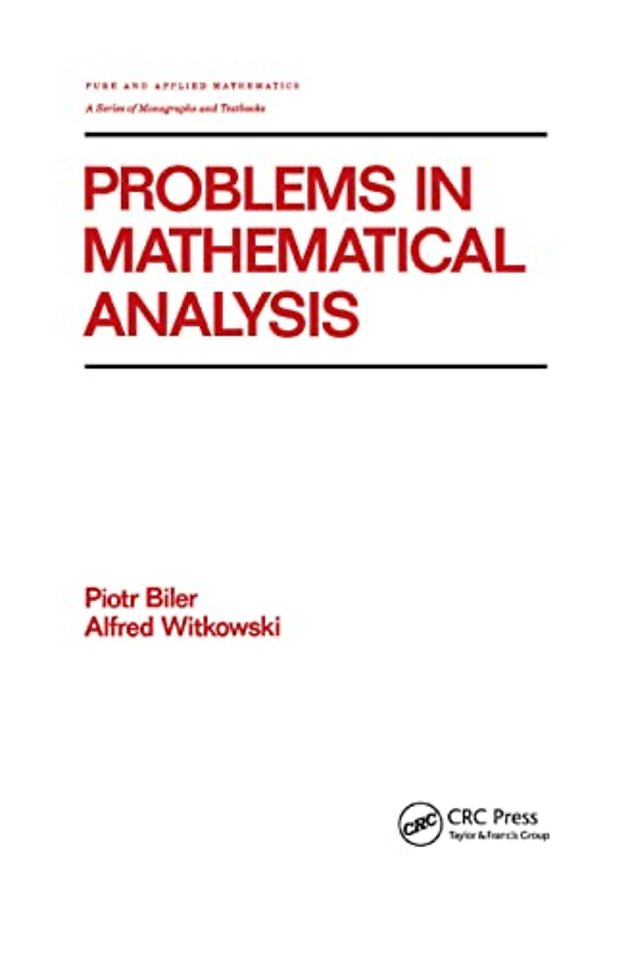 Problems in Mathematical Analysis