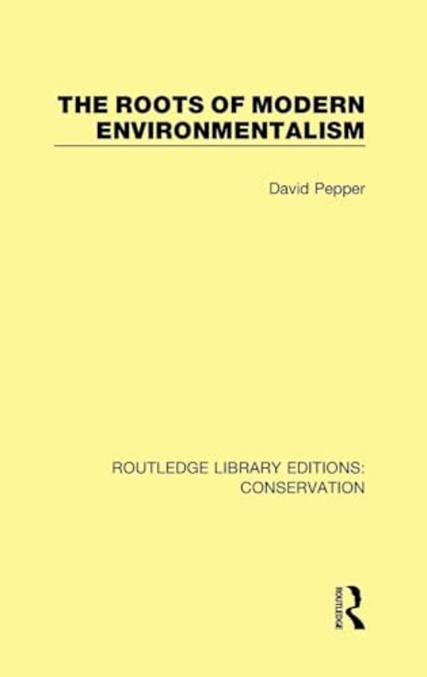 Roots of Modern Environmentalism