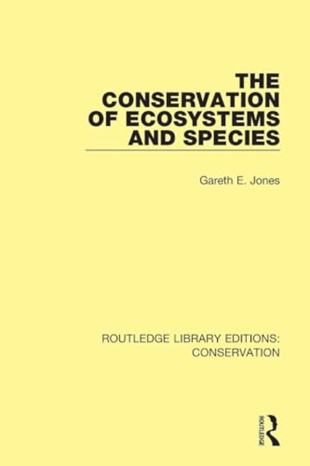 Conservation of Ecosystems and Species