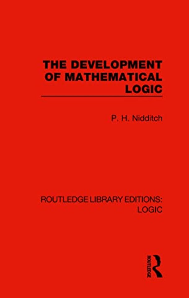 Development of Mathematical Logic