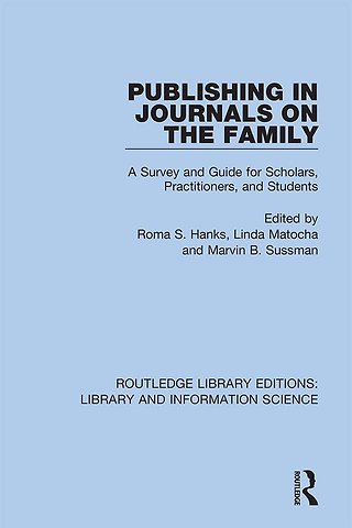 Publishing in Journals on the Family
