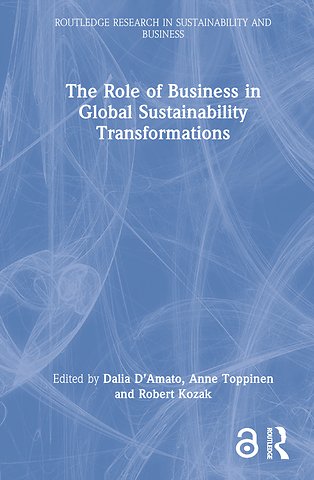 Role of Business in Global Sustainability Transformations