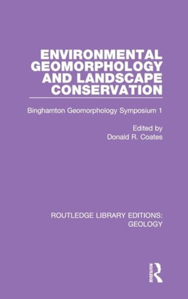 Environmental Geomorphology and Landscape Conservation
