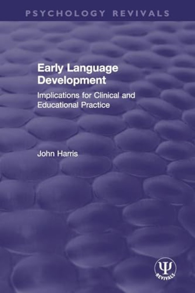 Early Language Development