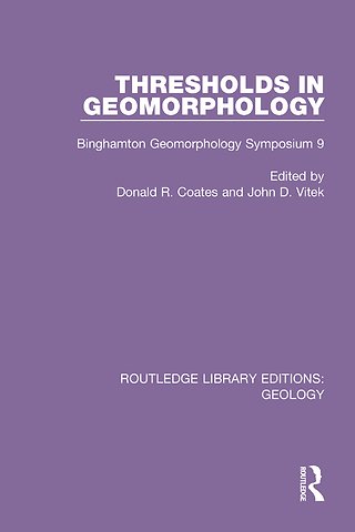Thresholds in Geomorphology