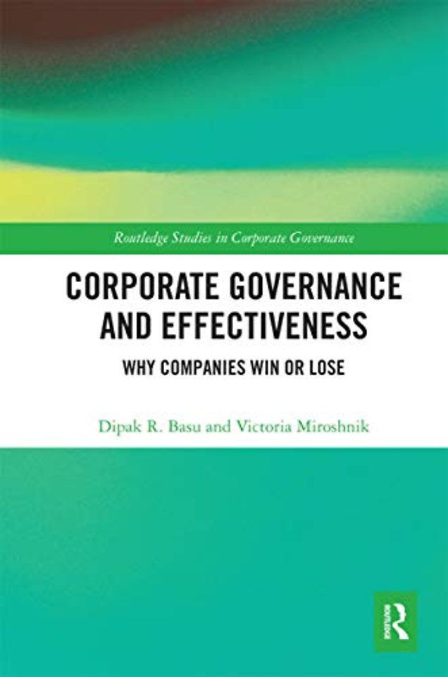 Corporate Governance and Effectiveness