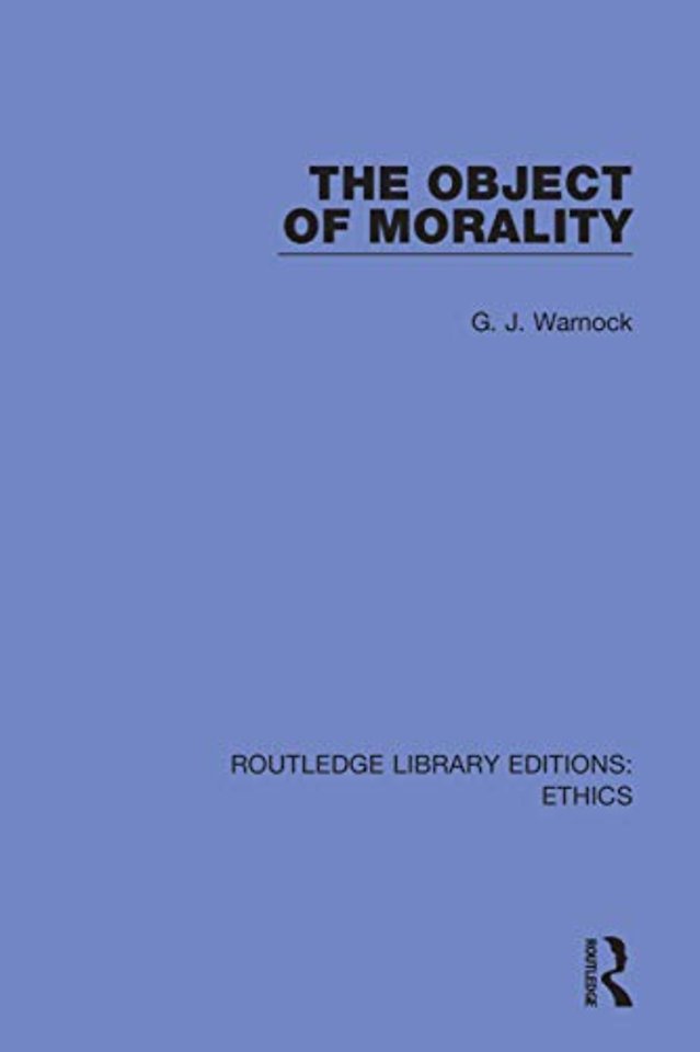 Object of Morality