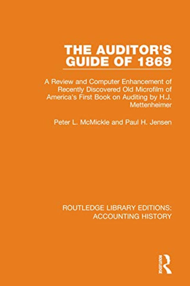 Auditor's Guide of 1869