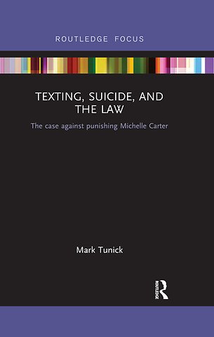 Texting, Suicide, and the Law