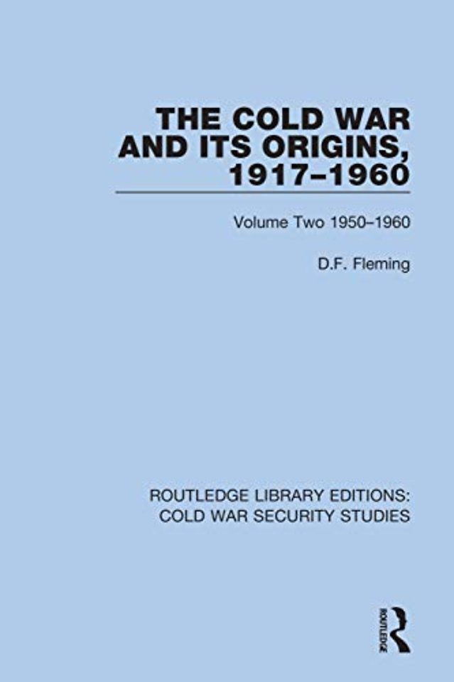 Cold War and its Origins, 1917-1960