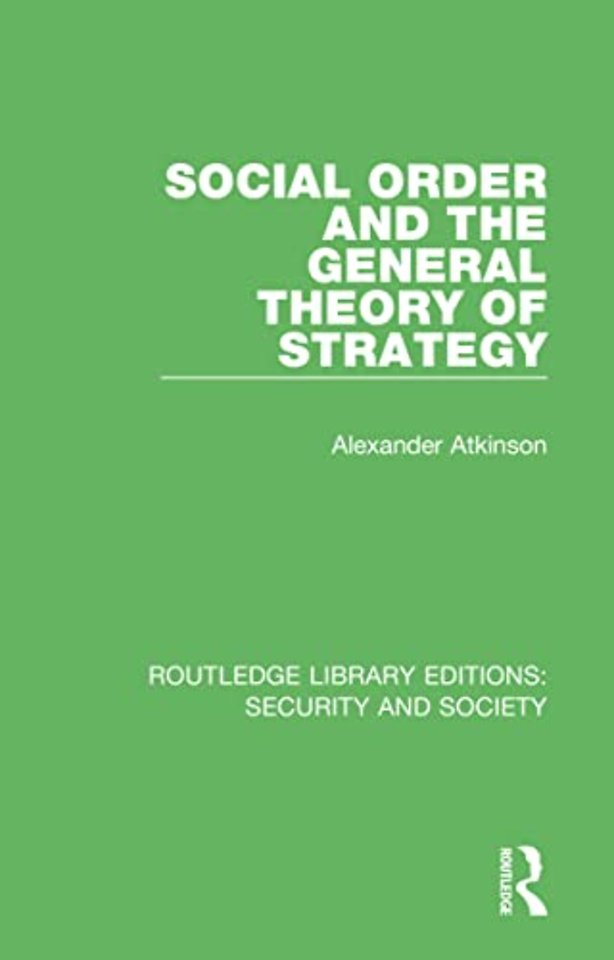 Routledge Library Editions: Security and Society