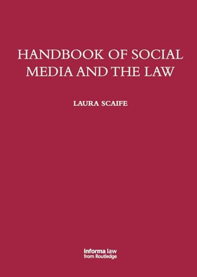Handbook of Social Media and the Law