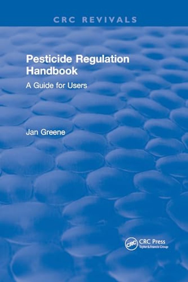 Pesticide Regulation Handbook