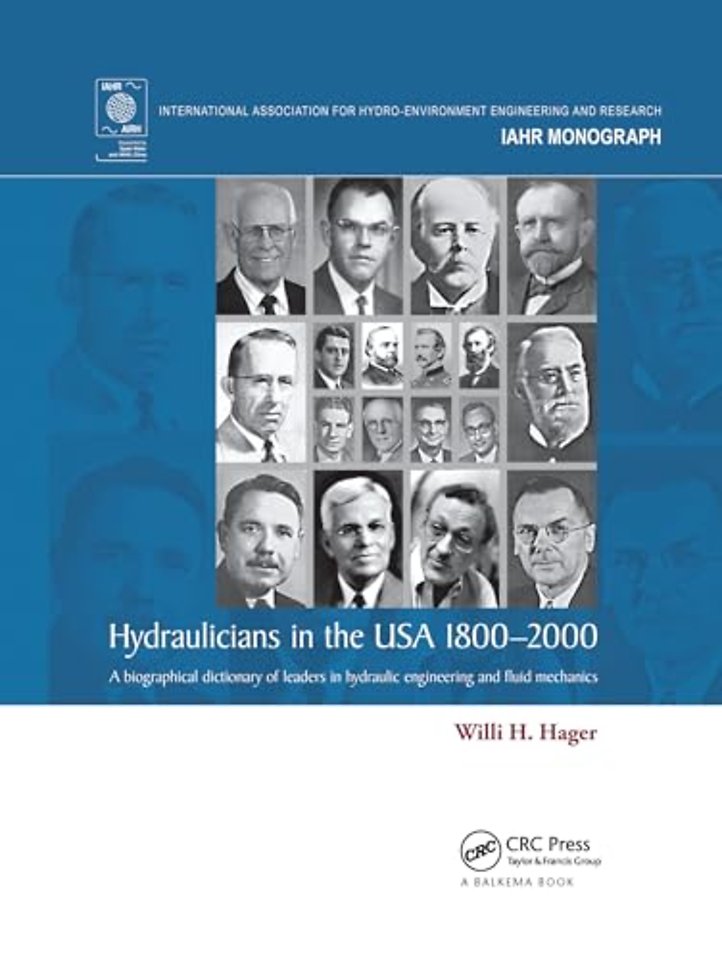 Hydraulicians in the USA 1800-2000