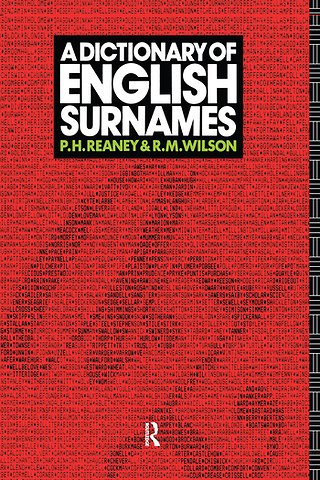 Dictionary of English Surnames