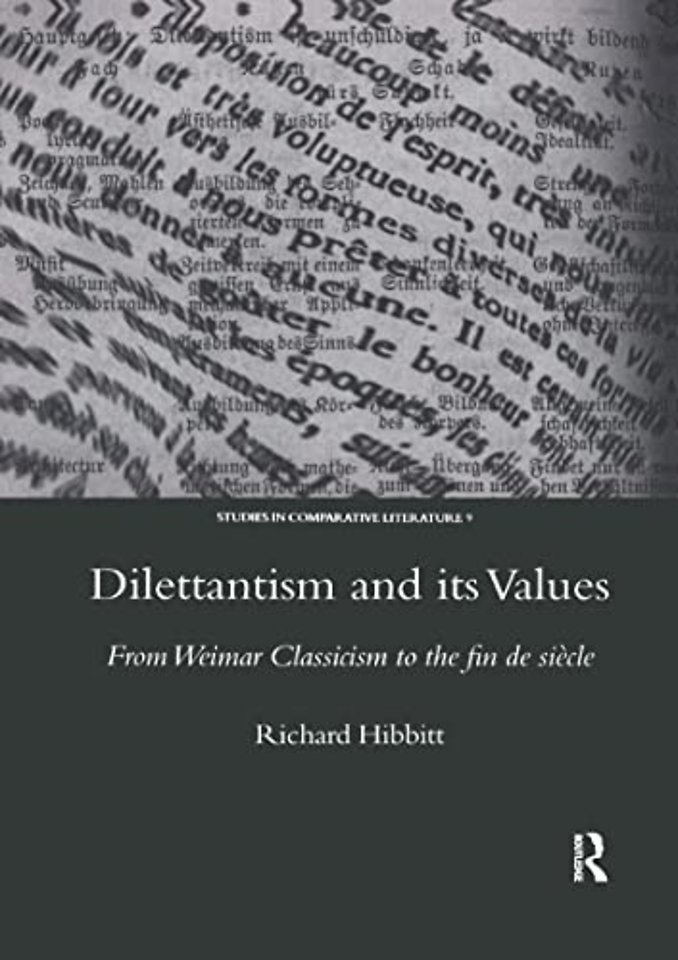 Dilettantism and Its Values