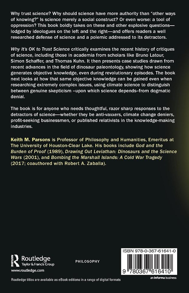 Why It's OK to Trust Science