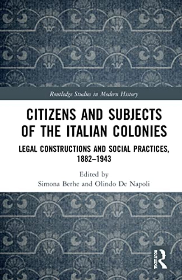 Citizens and Subjects of the Italian Colonies