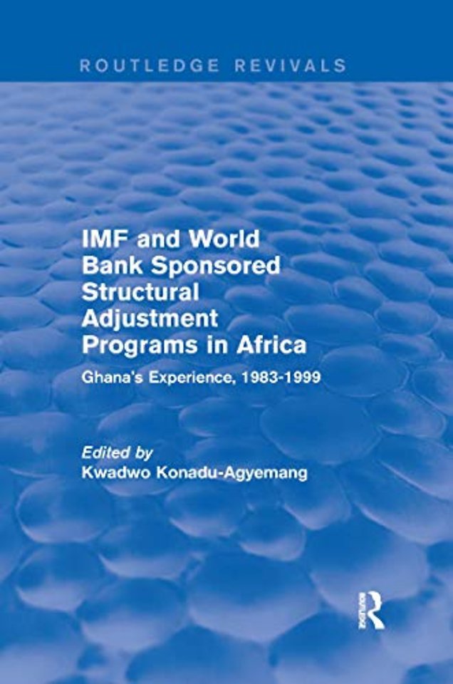 IMF and World Bank Sponsored Structural Adjustment Programs in Africa