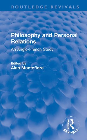 Philosophy and Personal Relations