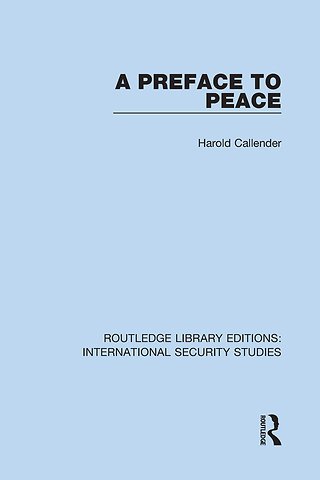Preface to Peace