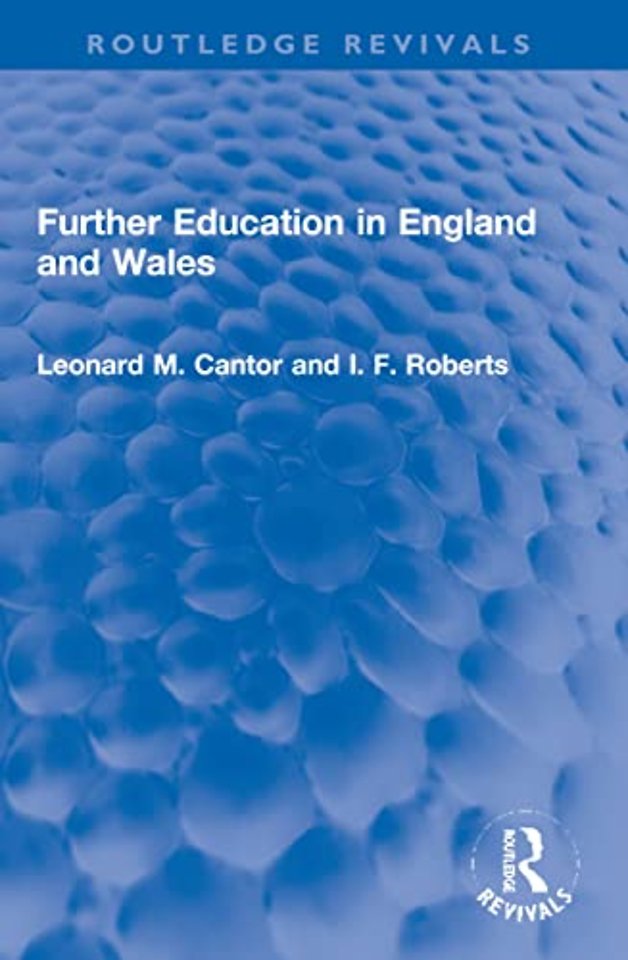 Further Education in England and Wales