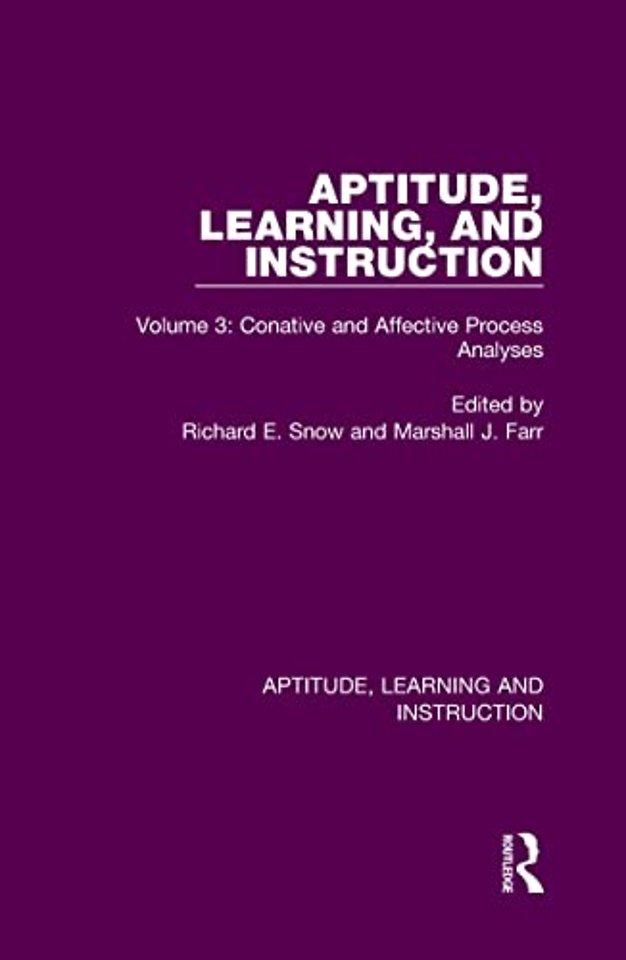 Aptitude, Learning, and Instruction