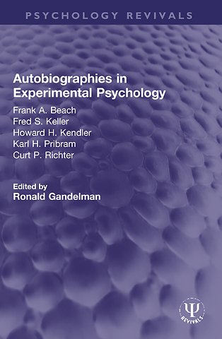 Autobiographies in Experimental Psychology