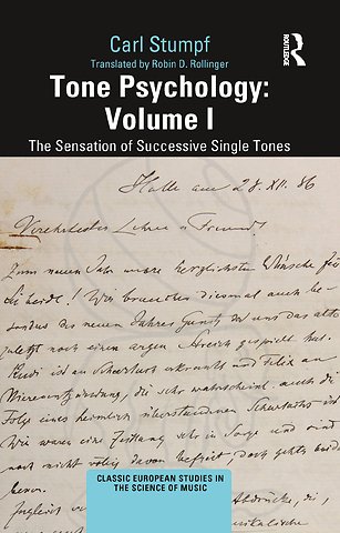 Tone Psychology: Volume I