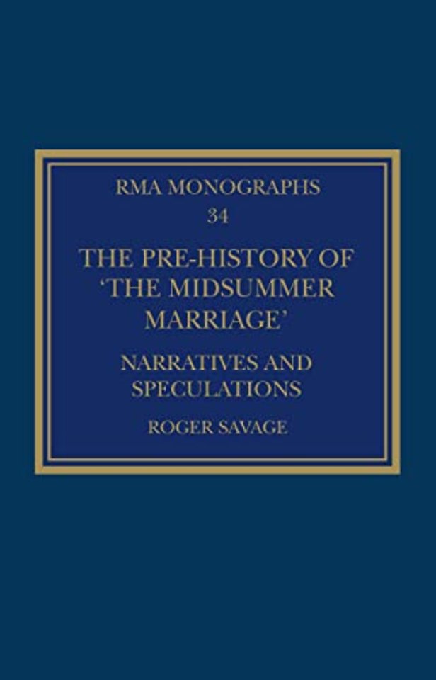 Pre-history of ‘The Midsummer Marriage’