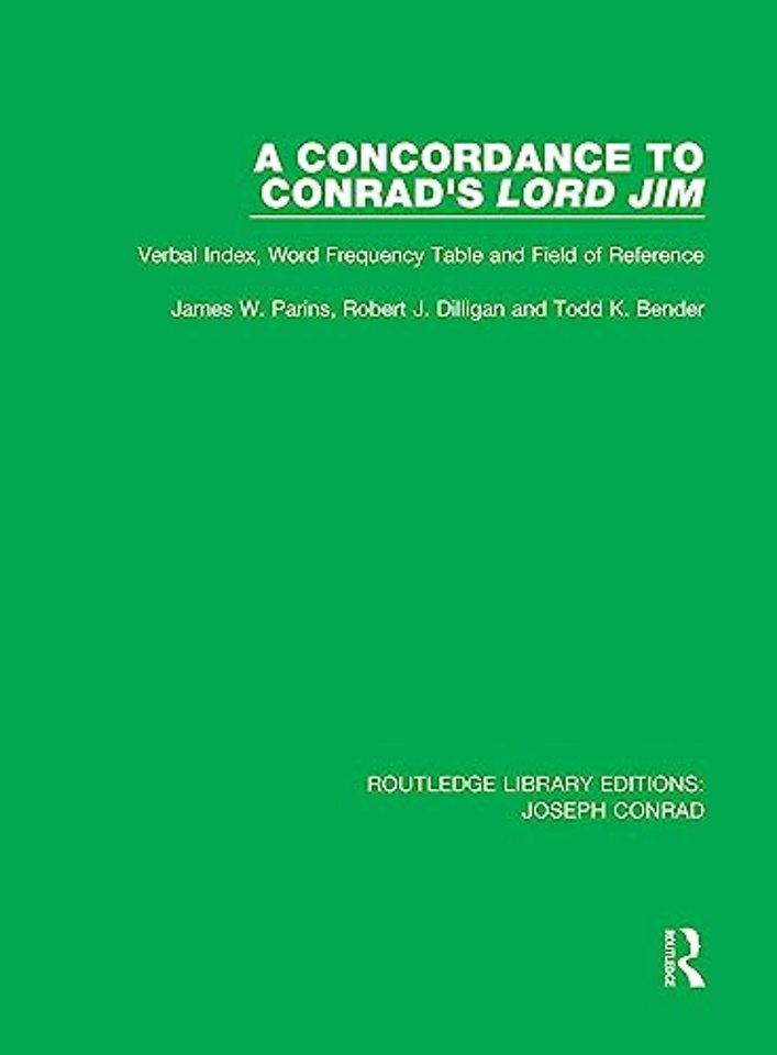 Concordance to Conrad's Lord Jim
