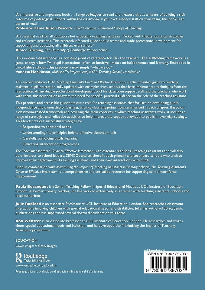 The Teaching Assistant's Guide to Effective Interaction