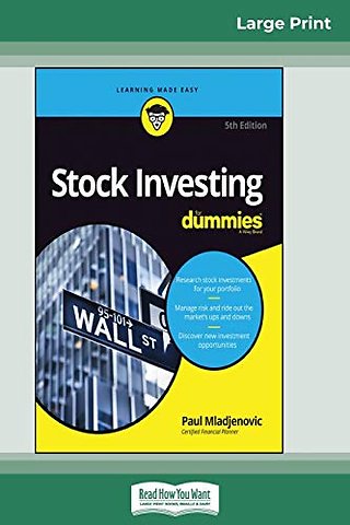 Stock Investing For Dummies, 5th Edition (16pt Large Print Edition)