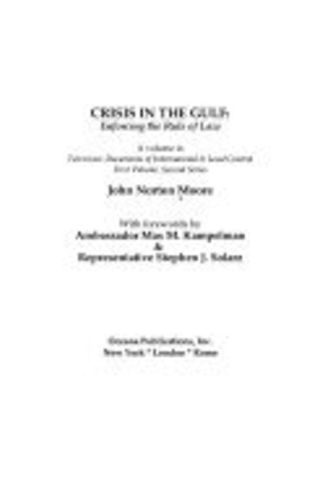 Crisis in The Gulf