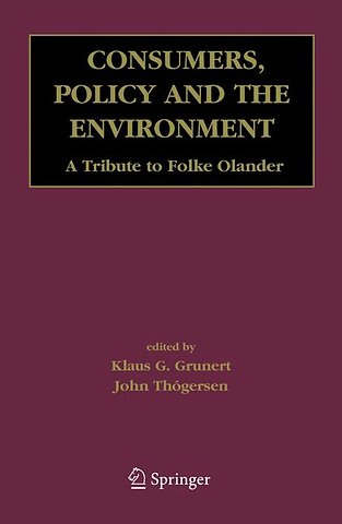 Consumers, Policy and the Environment