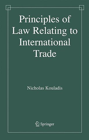 Principles of Law Relating to International Trade