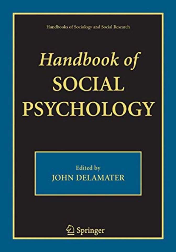 Handbook of Social Psychology