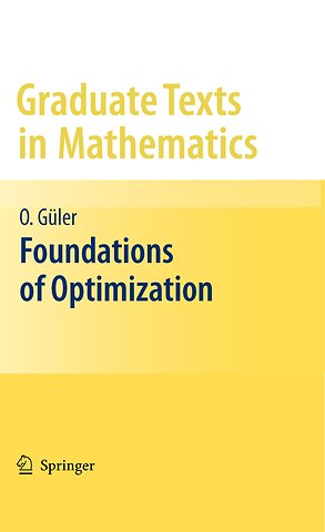 Foundations of Optimization