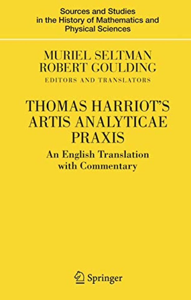 Thomas Harriot's Artis Analyticae Praxis