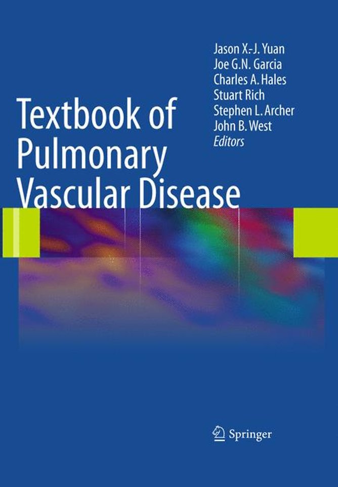 Textbook Of Pulmonary Vascular Disease Door Jason X J Yuan Managementboek Nl