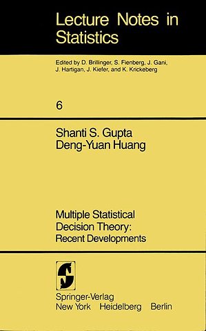 Multiple Statistical Decision Theory: Recent Developments
